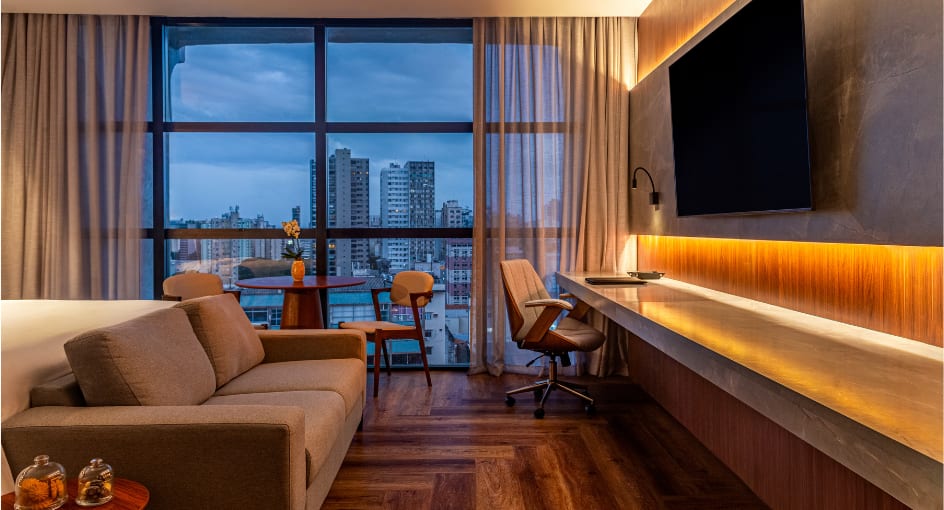 Deluxe King City View Room at Tivoli Maiorana Belém Pará