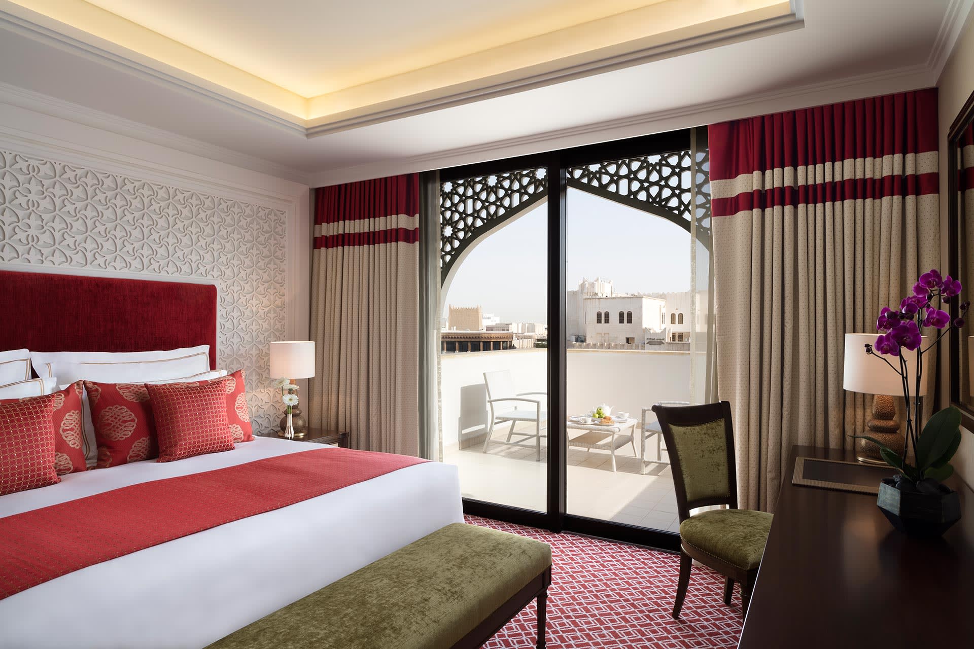 Al Najada Doha Hotel by Tivoli - Two Bedroom Executive Suite Master Bedroom