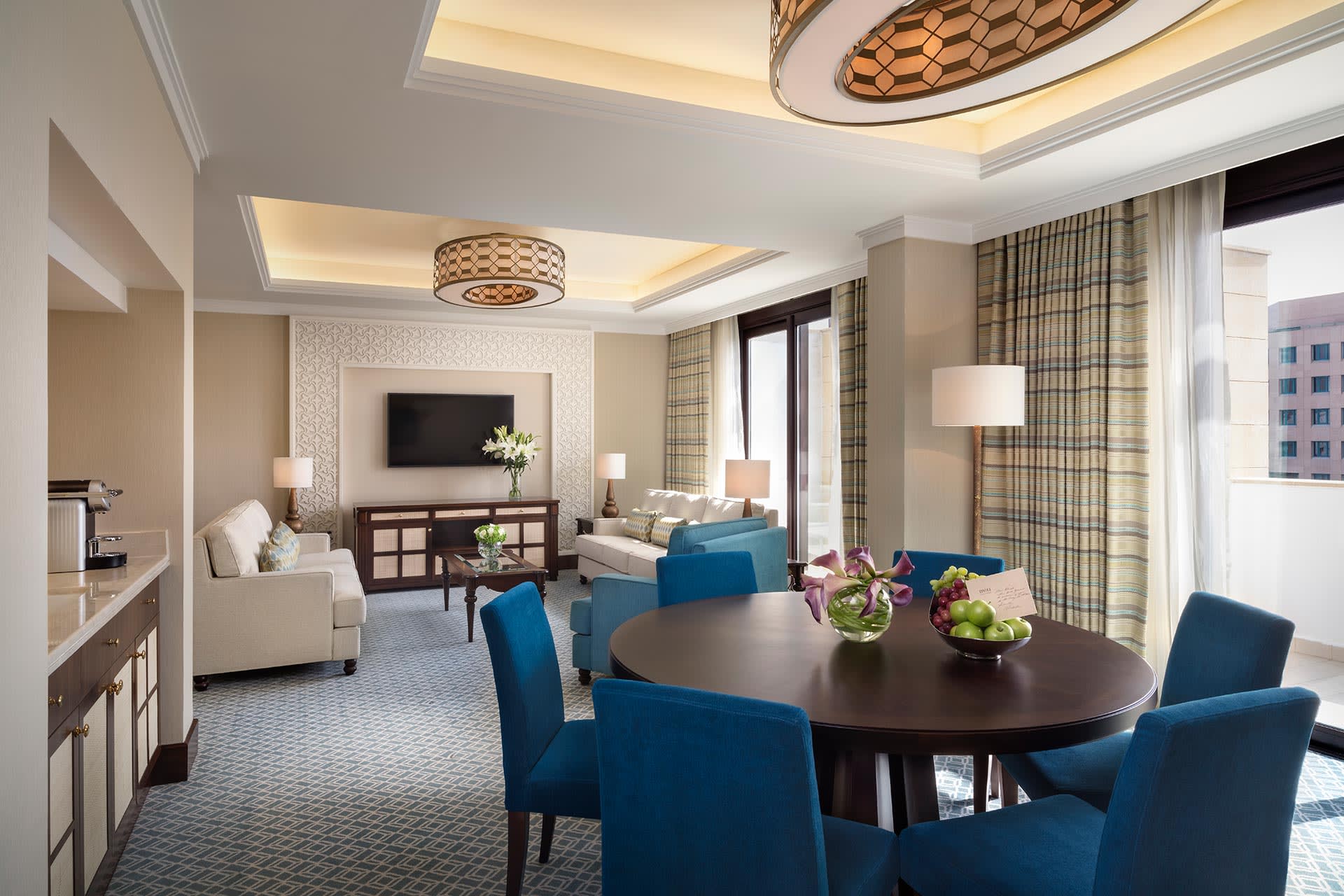 Al Najada Doha Hotel by Tivoli - Duplex Suite Dining Room