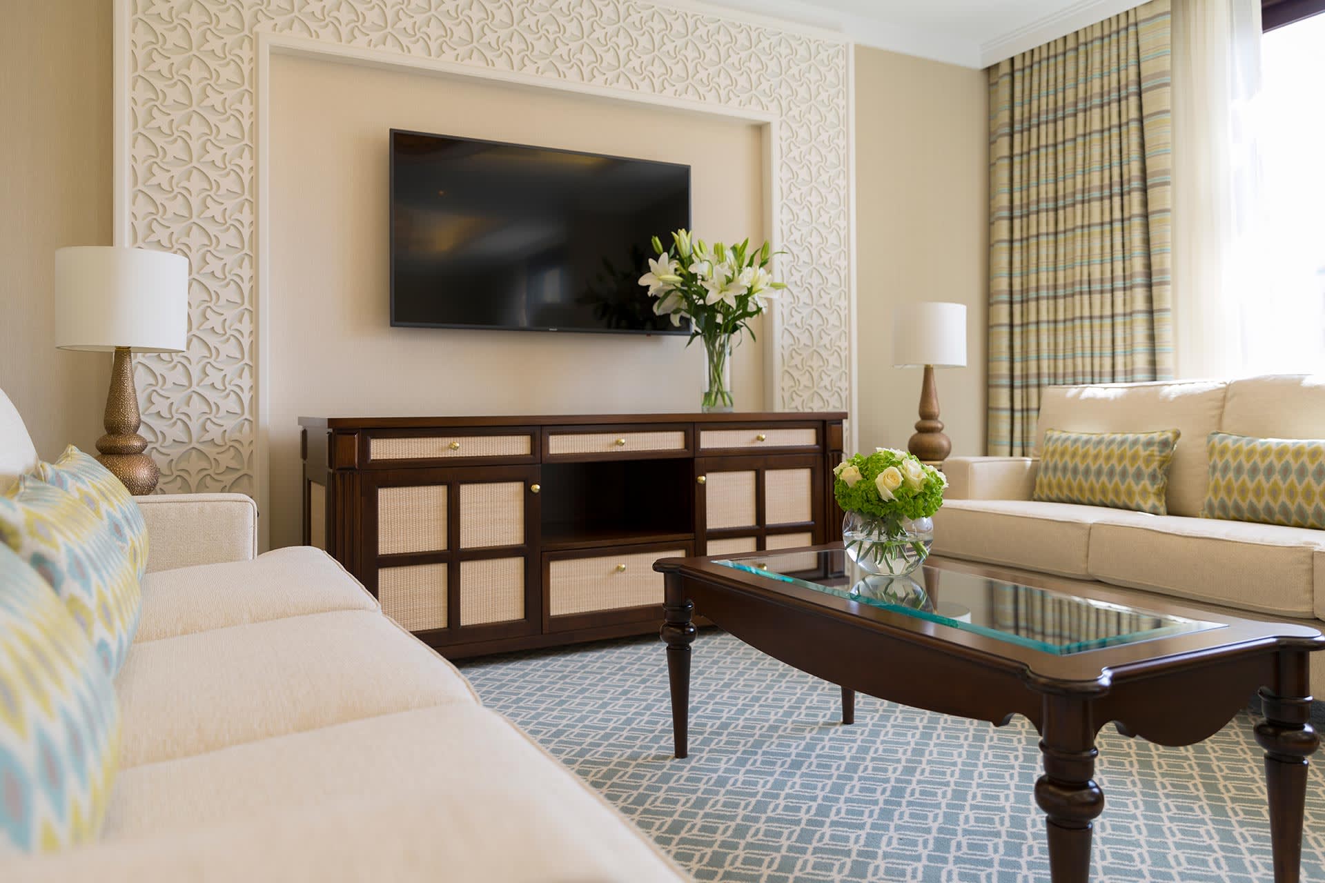 Al Najada Doha Hotel by Tivoli - Duplex Suite Living Room