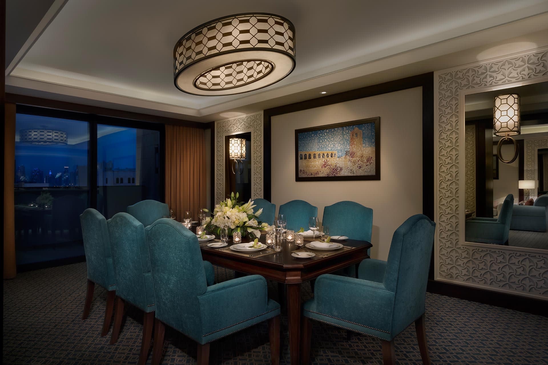 Al Najada Doha Hotel by Tivoli - Al Najada Suite Dining Room