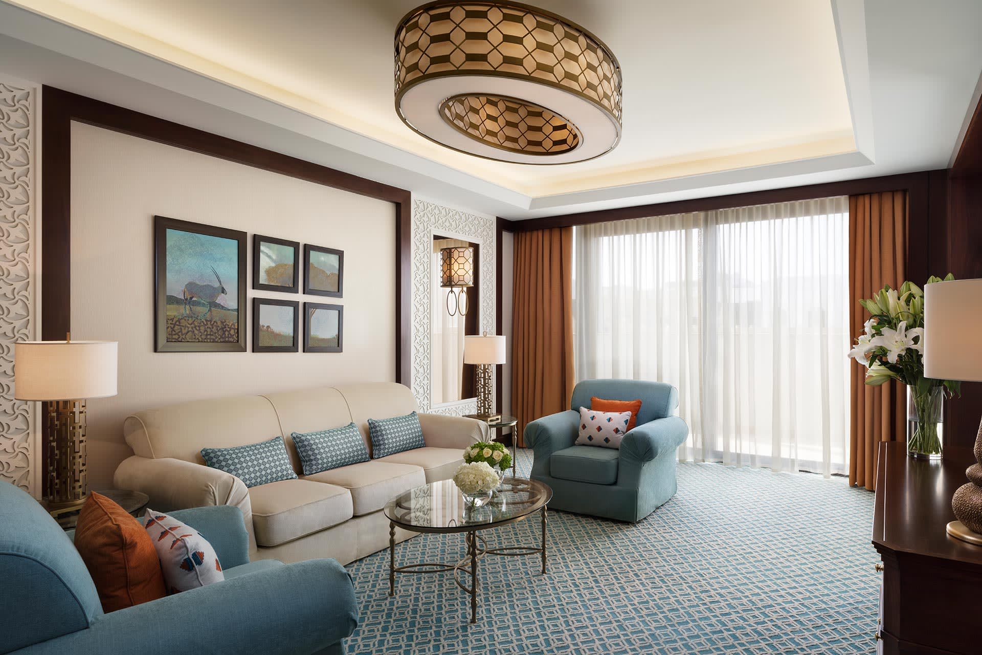 Al Najada Doha Hotel by Tivoli - Al Najada Suite Living Room