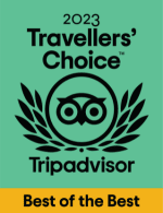 Best of the best award 2023 by tripadvisor 